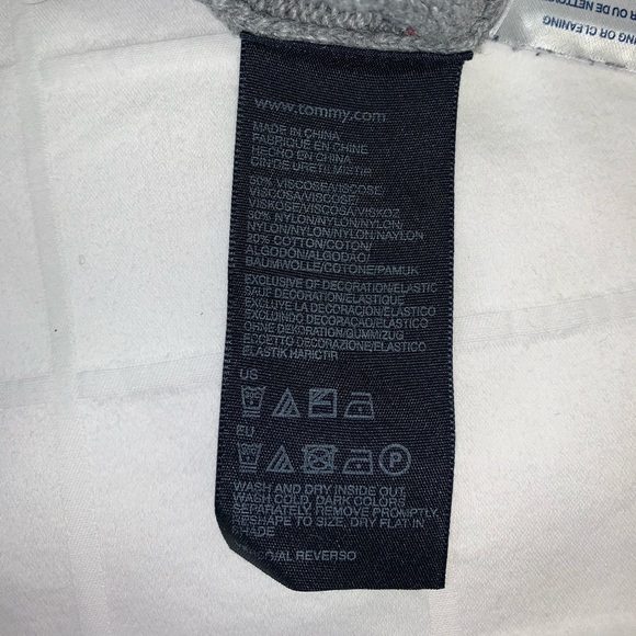 🛍HOST PICK🛍 - Tommy Hilfiger Grey V-Neck Sweater - Small - Picture 6 of 6